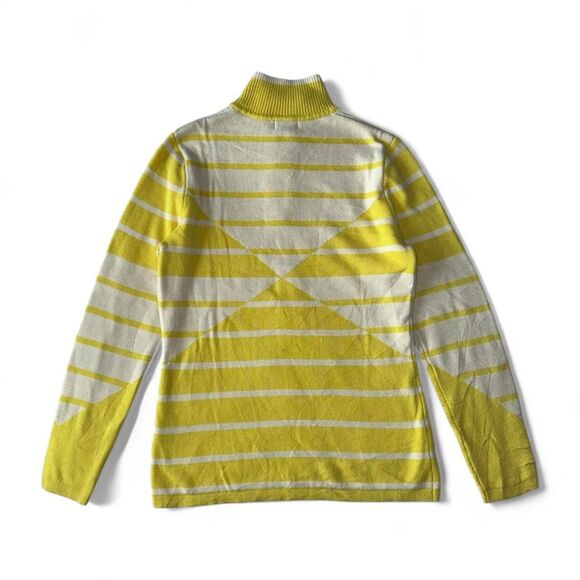 Neve Lindsey Wool Blend Quarter-Zip Sweater Size Medium - Ski Chic - Picture 4 of 6